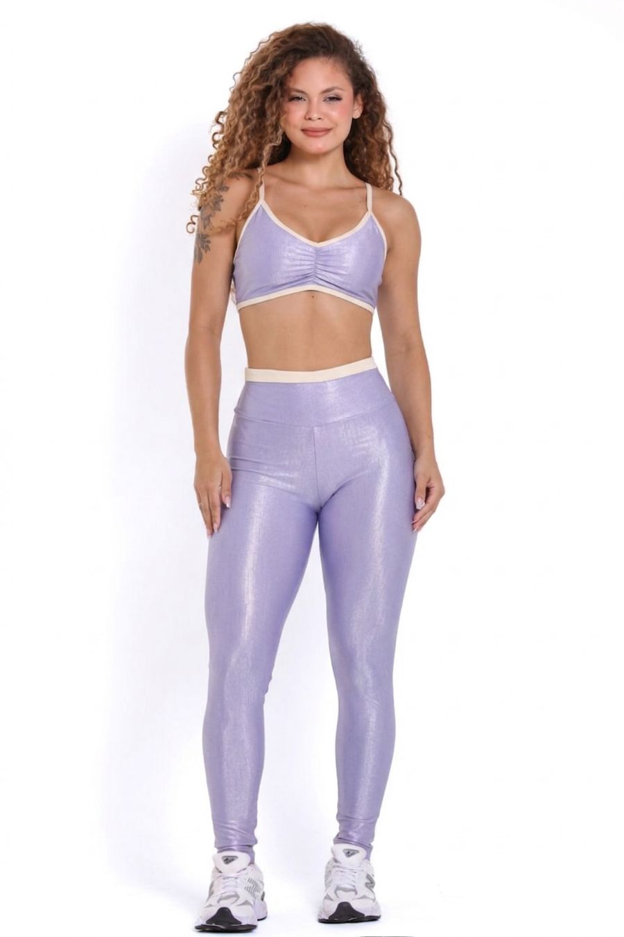 Conjunto Canelado de Compressão bicolor ALICE
