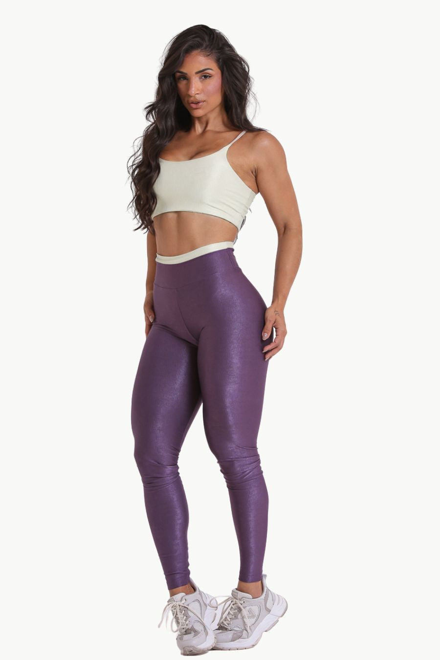 Conjunto Canelado de Compressão Bicolor UVA