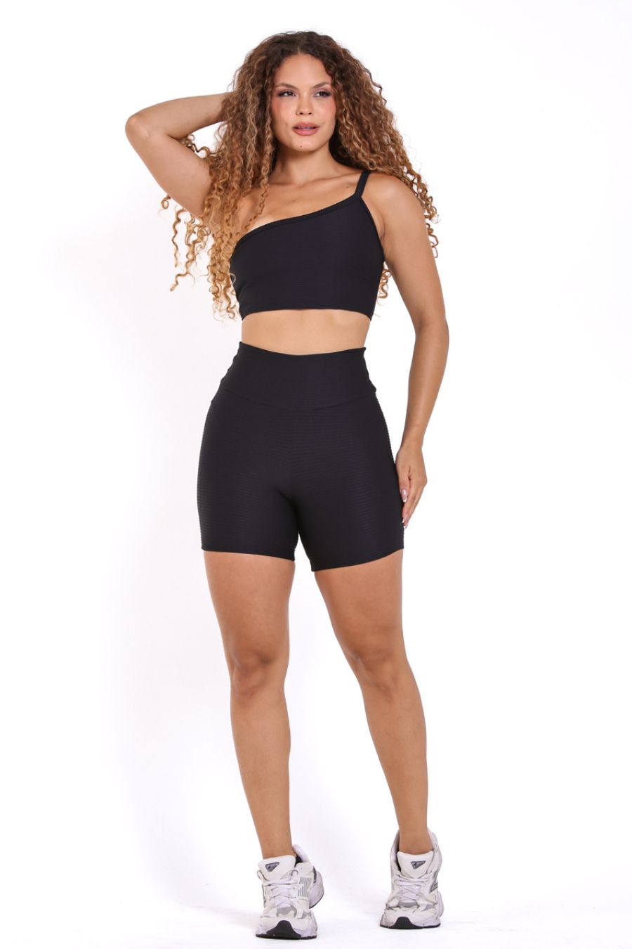 Conjunto de Short Canelado Confort Lary