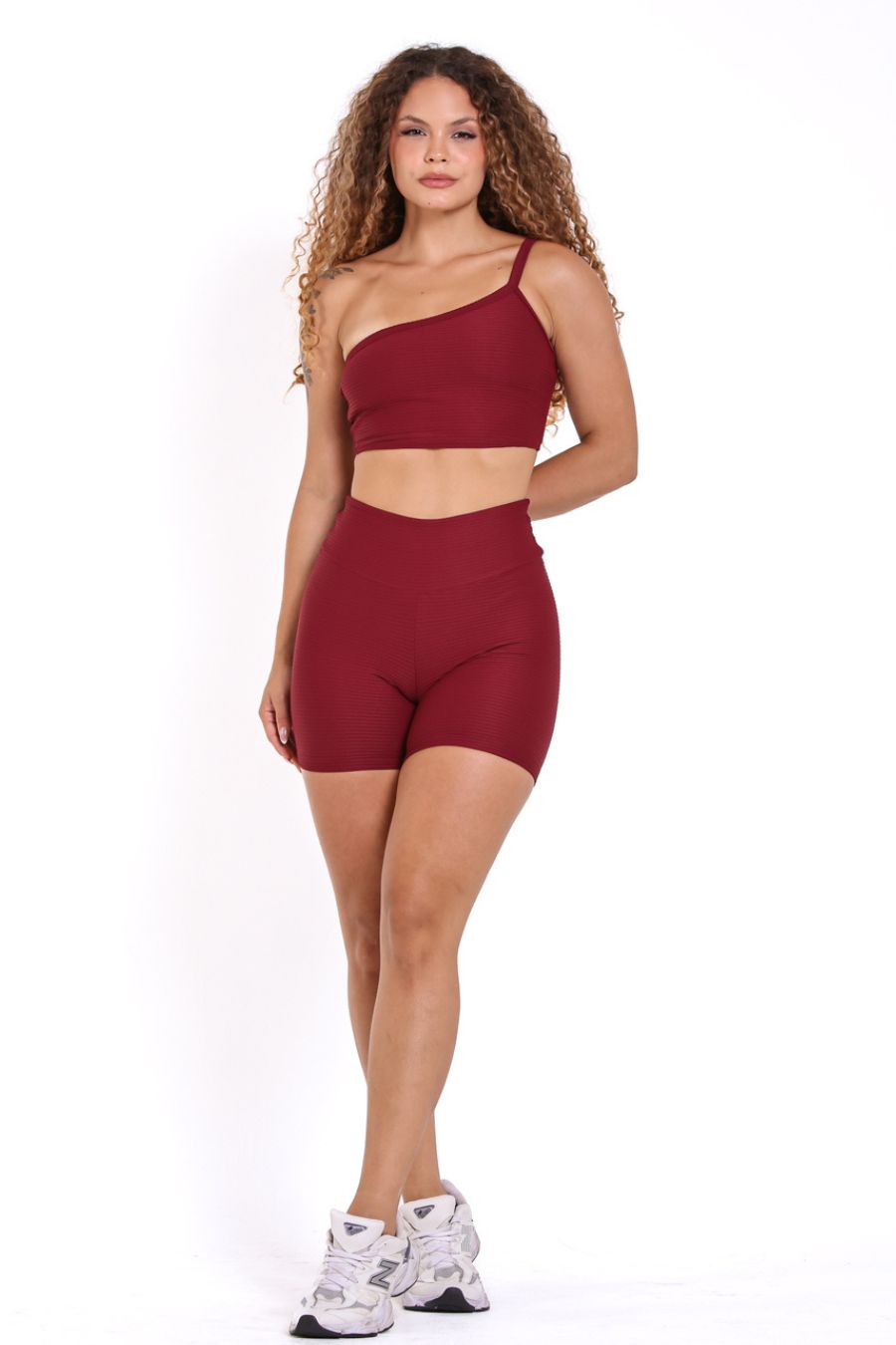 Conjunto de Short Canelado Confort Lary