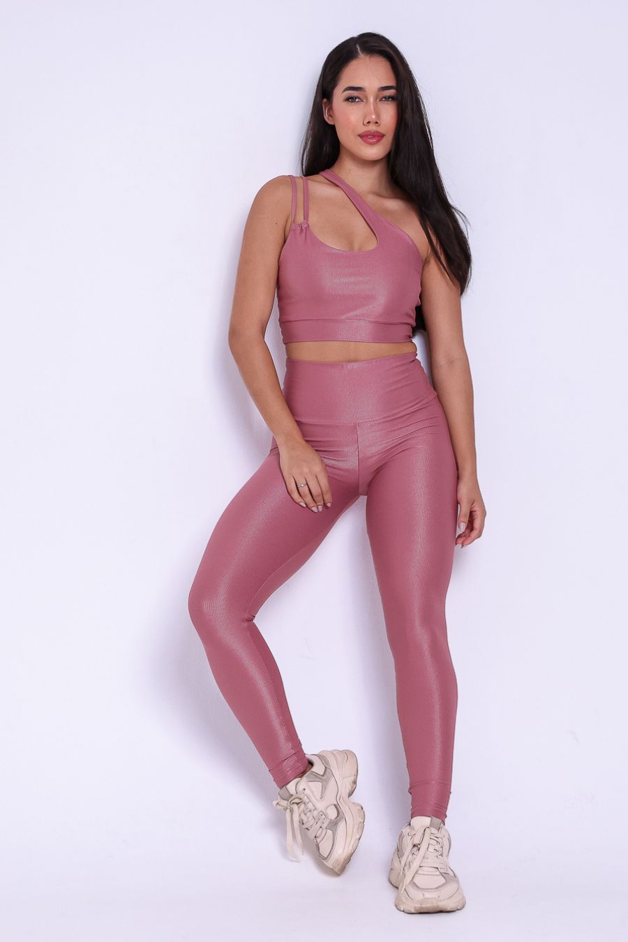 Conjunto Canelado de Compressão Malu
